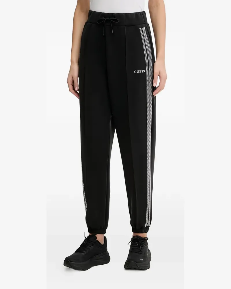 Guess Berthe elasticated-waistband track pants - Schwarz Schwarz