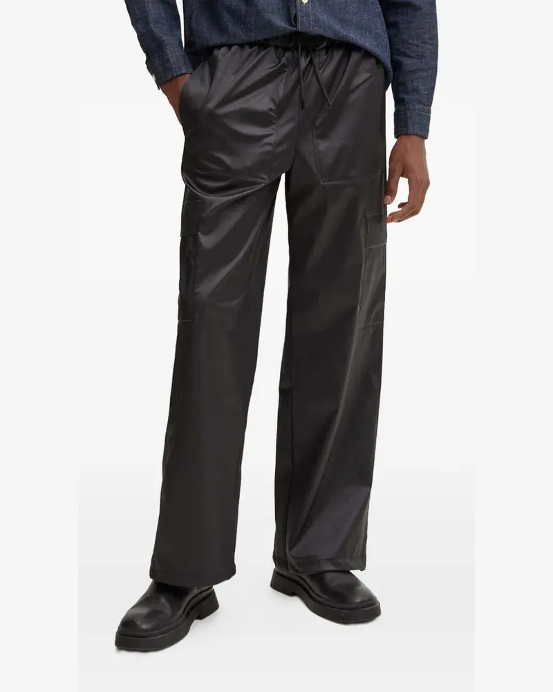 RAINS drawstring cargo pants - Schwarz Schwarz