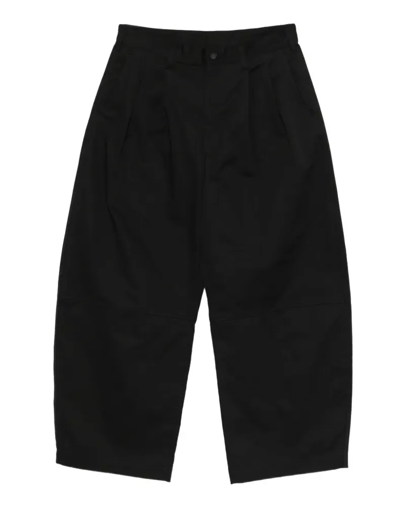 Comme des Garçons pleated panelled trousers - Schwarz Schwarz