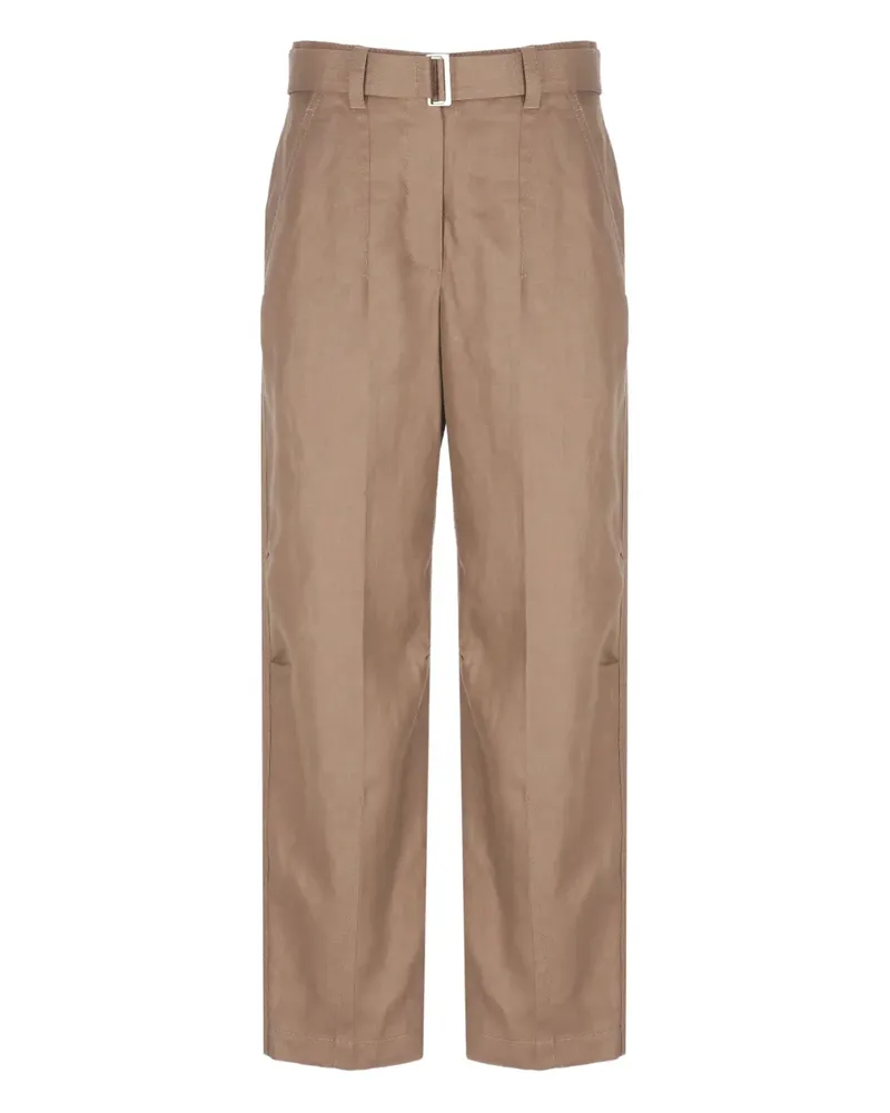Brunello Cucinelli Gerade Hose mit Seitentaschen - Braun Braun
