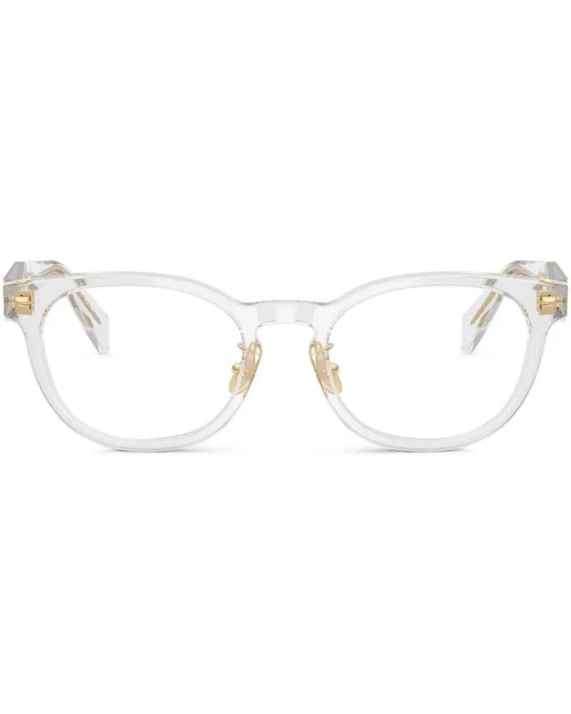 Prada Brille mit rundem Gestell - Grau Grau