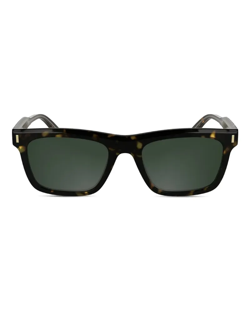 Calvin Klein Sonnenbrille mit eckigem Gestell - Braun Braun