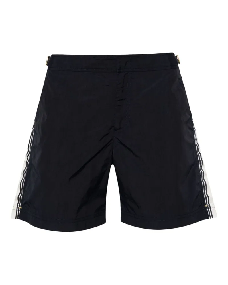 Orlebar Brown Bulldog Border Tape Badeshorts - Blau Blau