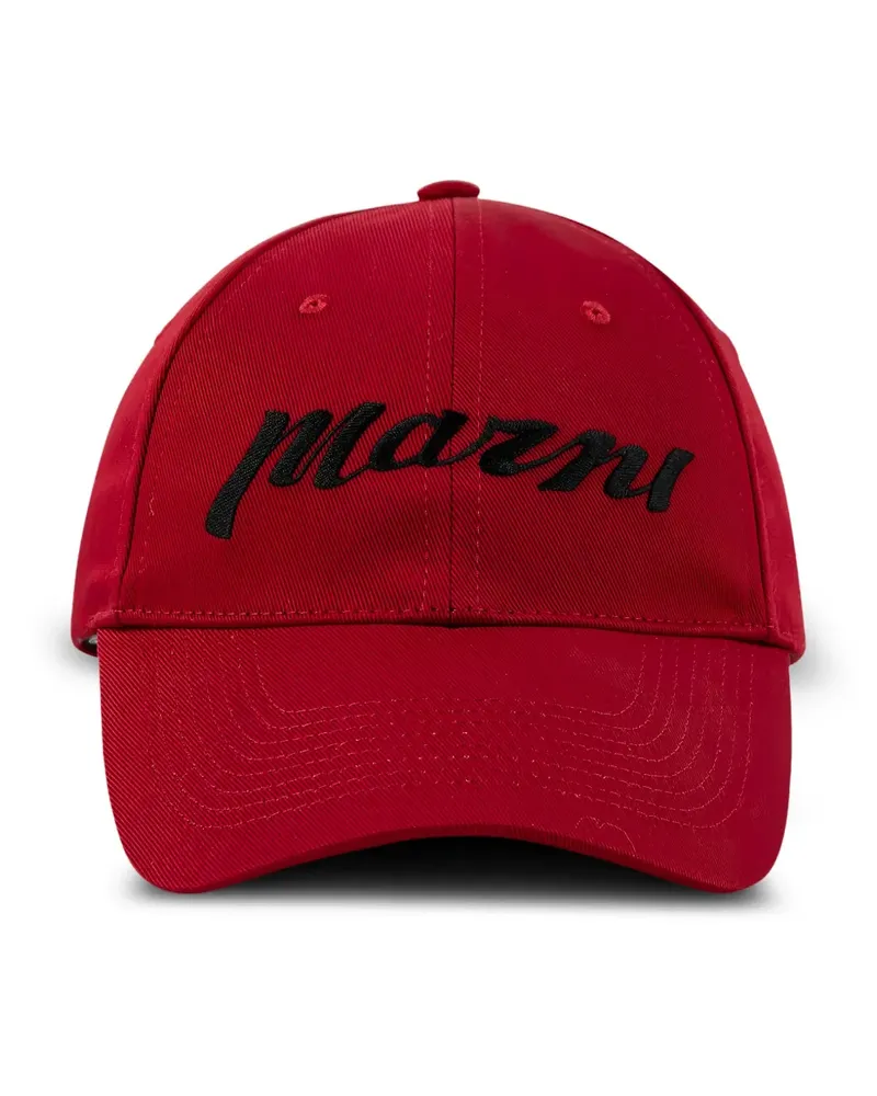 Marni Logo "Red" Baseballkappe - Rot Rot
