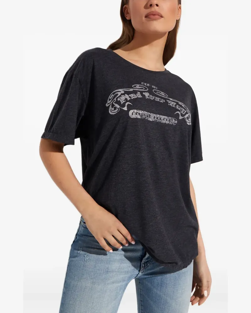 One Teaspoon crew neck T-shirt - Grau Grau