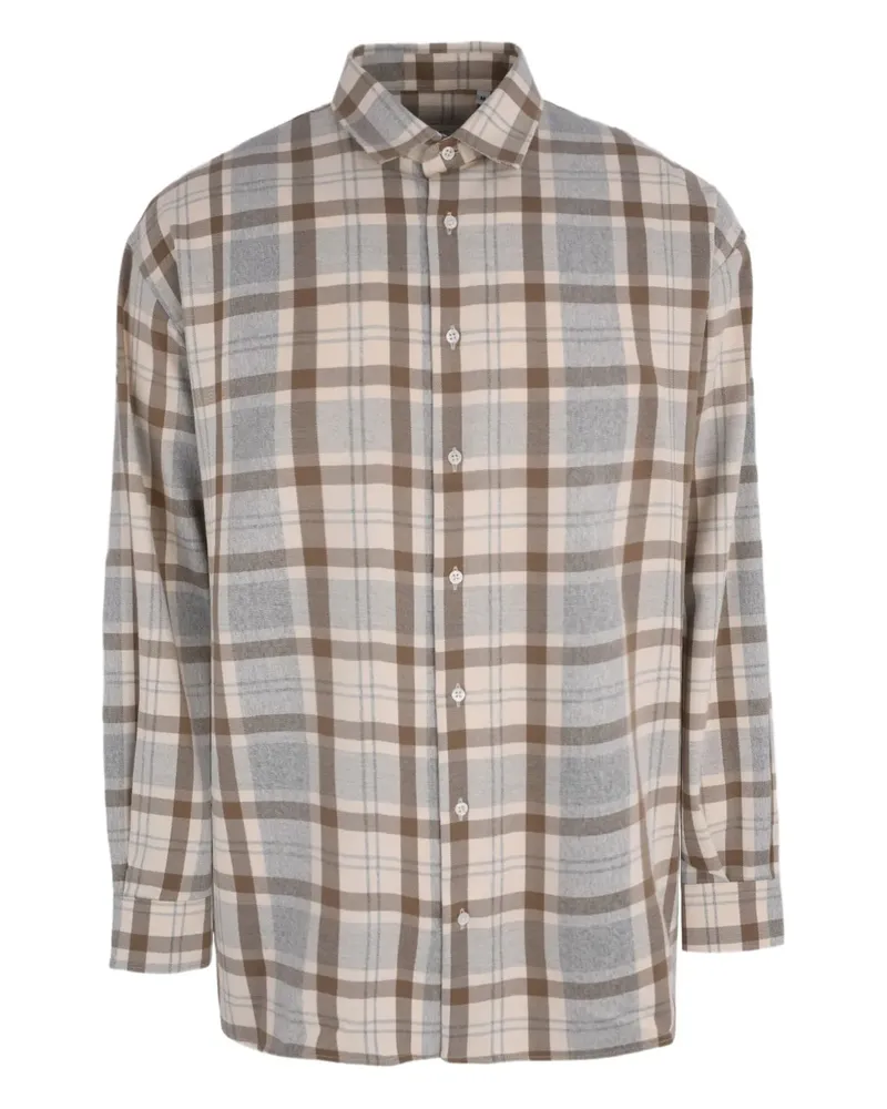 Family First Kariertes LFNF Hemd - Nude Nude