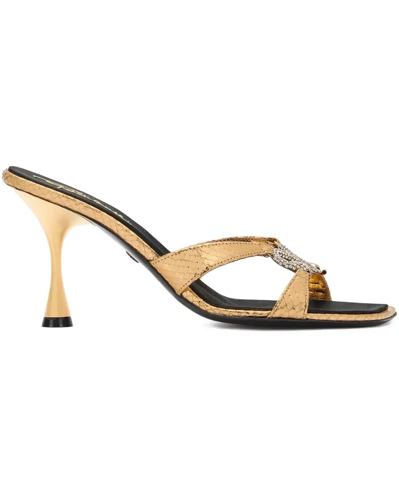 Roberto Cavalli Sandalen mit Glitter - Gold Gold