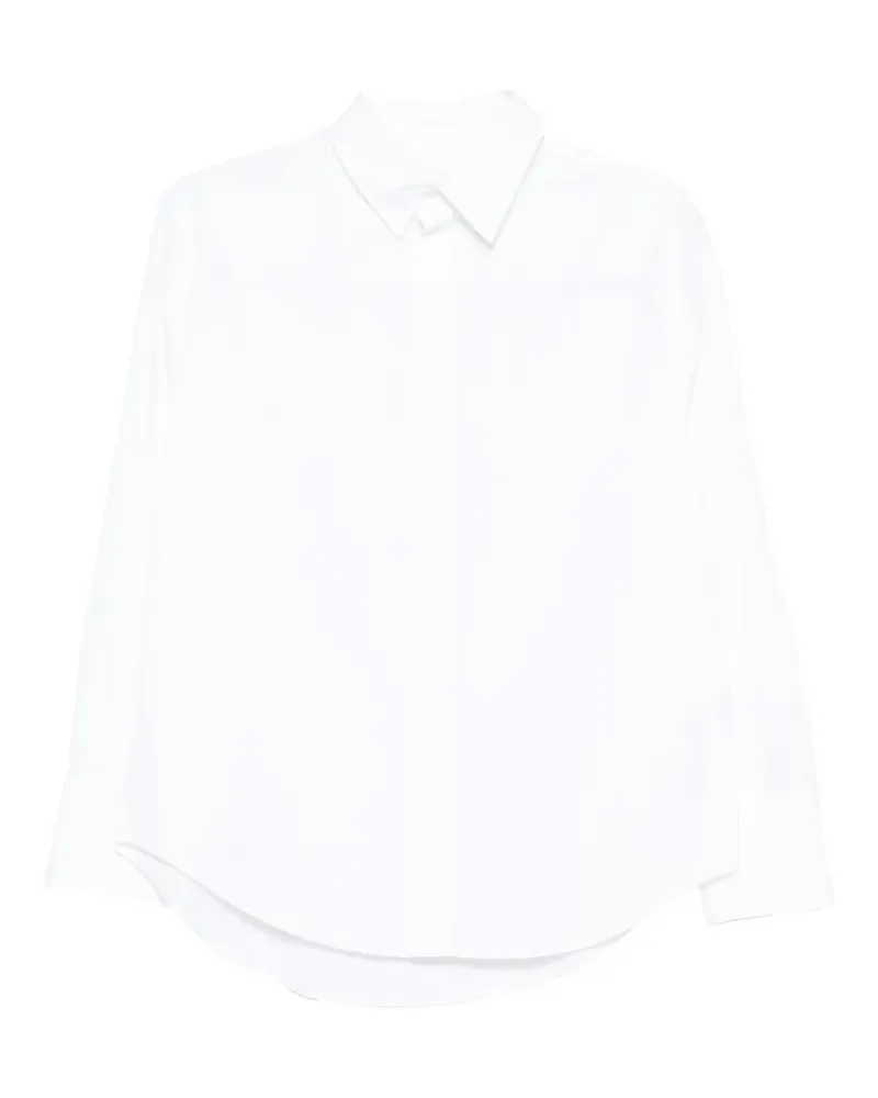 Sa Su Phi Bluse mit langen Ärmeln - Weiß Weiß