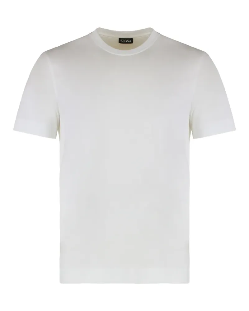 Ermenegildo Zegna short-sleeve round-neck T-shirt - Weiß Weiß