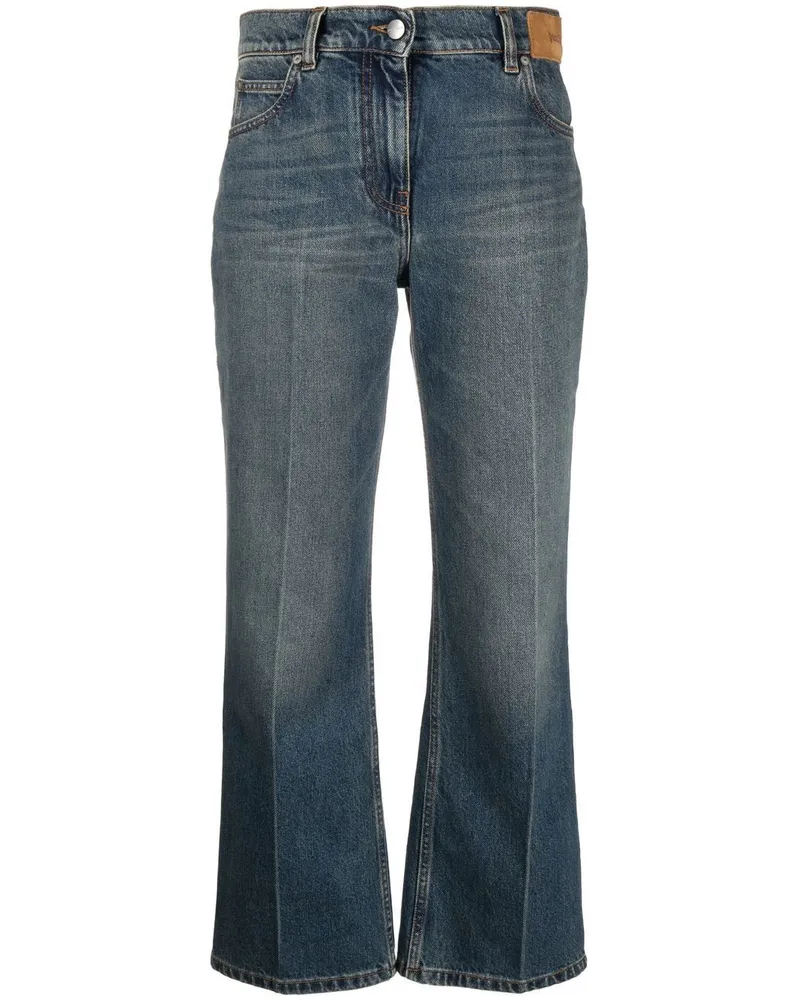 Palm Angels Jeans mit geradem Bein Blau