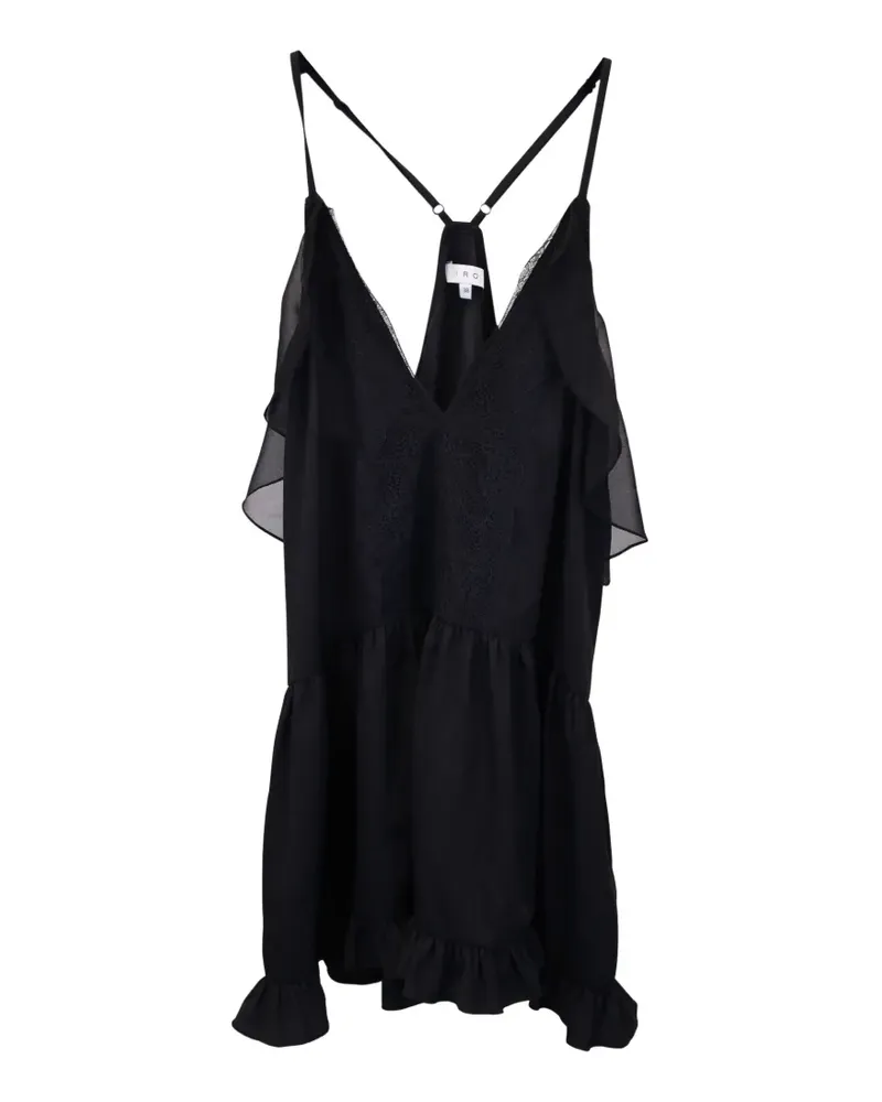 IRO Bellie ruffled mini dress - Schwarz Schwarz