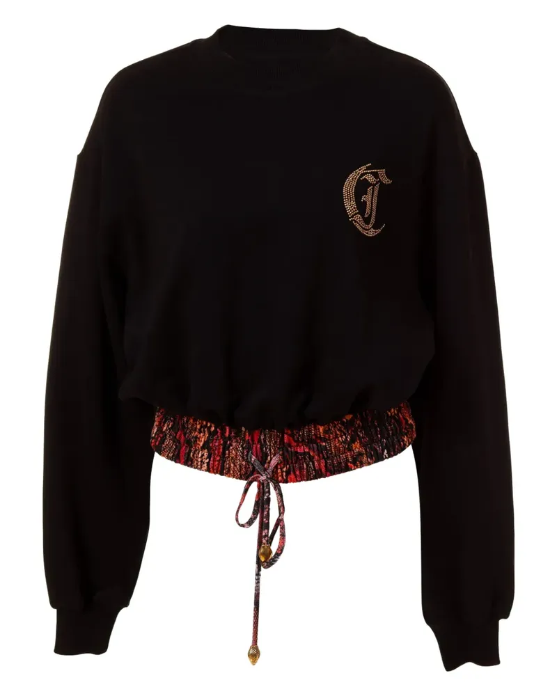 Just Cavalli Klassisches Sweatshirt - Schwarz Schwarz