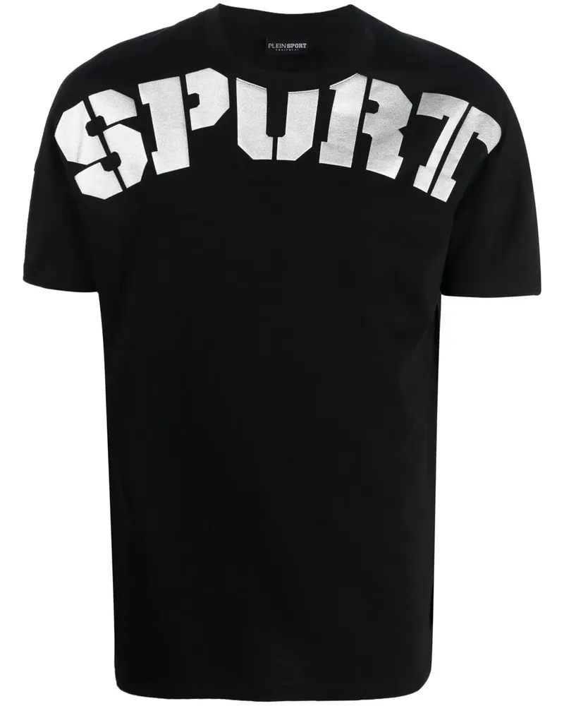 Philipp Plein T-Shirt mit Logo-Print - Schwarz Schwarz