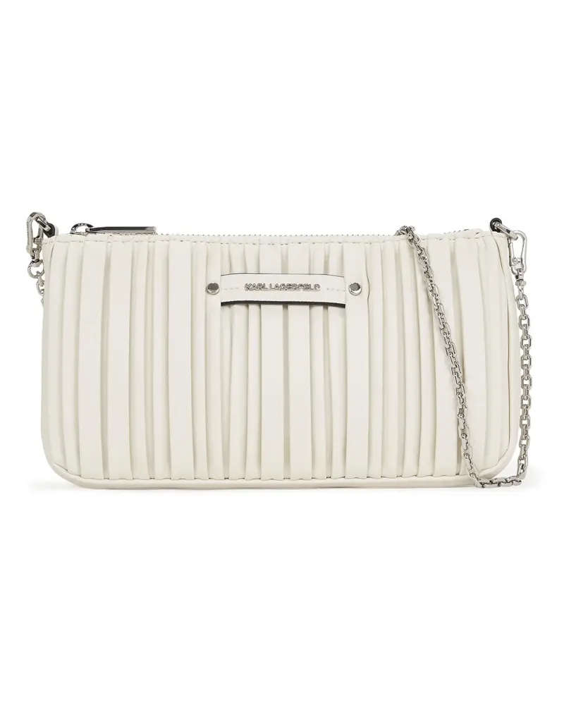 Karl Lagerfeld Kleine K/Kushion Schultertasche - Weiß Weiß