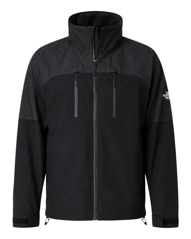 The North Face panelled check-pattern jacket - Schwarz Schwarz