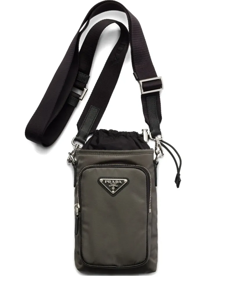 Prada Handytasche mit Kordelzug - Grün Grün