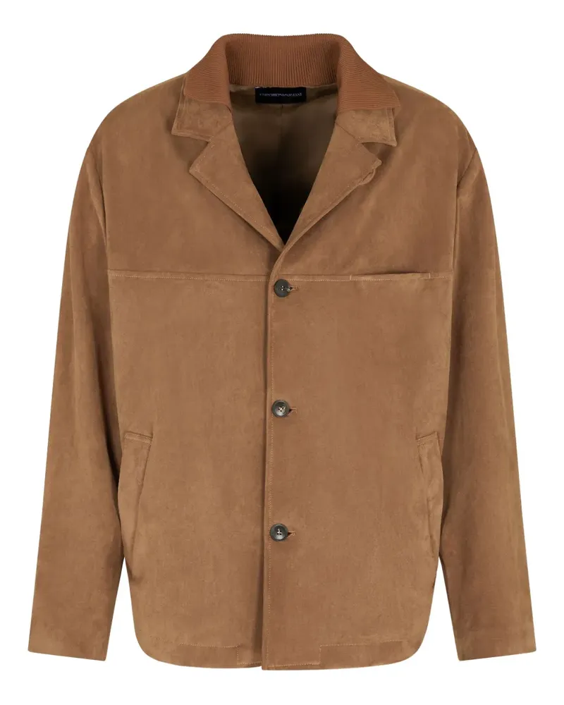 Emporio Armani Jacke aus Wildleder - Nude Nude
