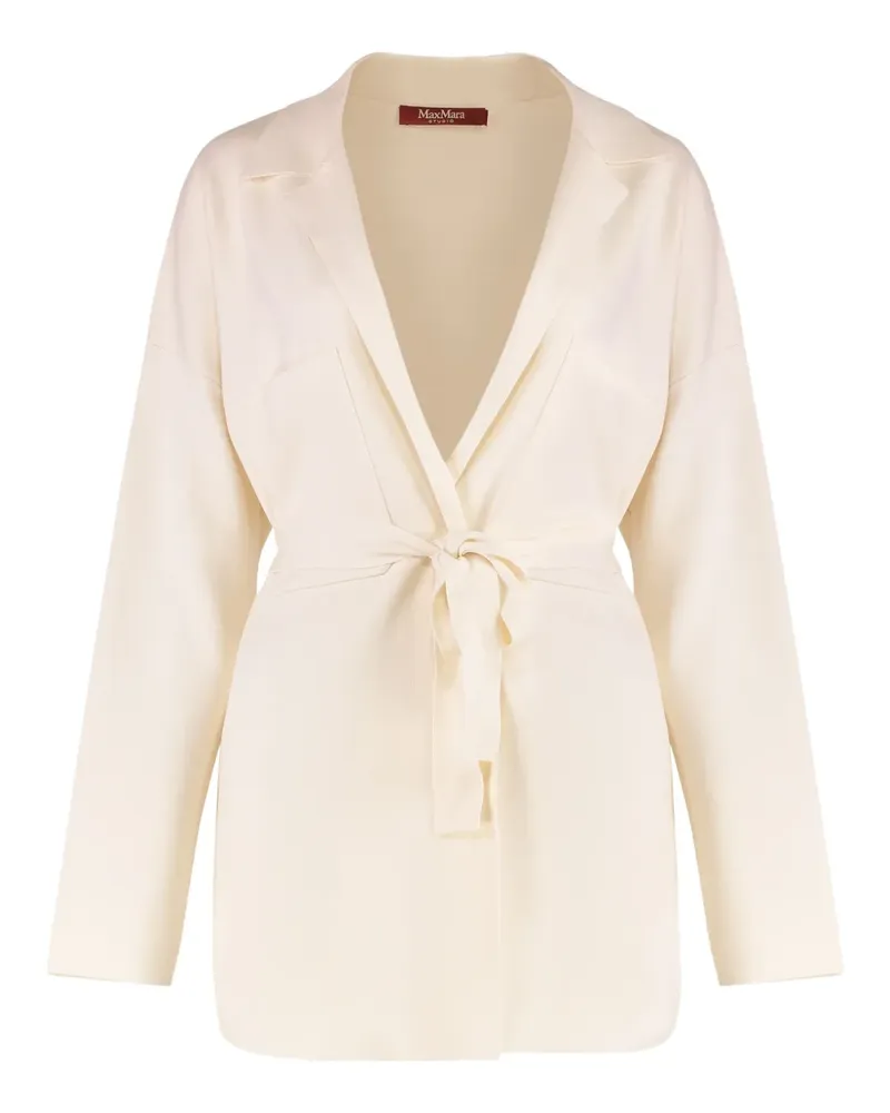 Max Mara Aquile Blazer - Weiß Weiß