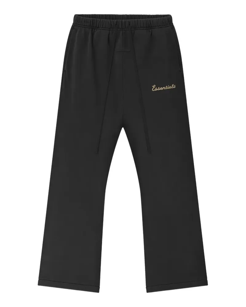 Fear of God Ausgestellte Jogginghose mit Logo-Print - Schwarz Schwarz