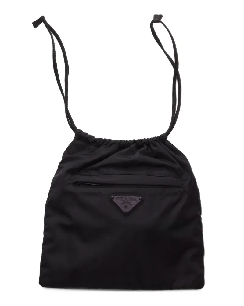 Prada Faltbarer Beutel aus Re-Nylon - Schwarz Schwarz