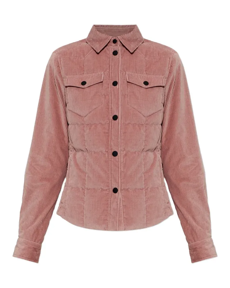 Moncler Gesteppte Nangy Jacke aus Cord - Rosa Rosa