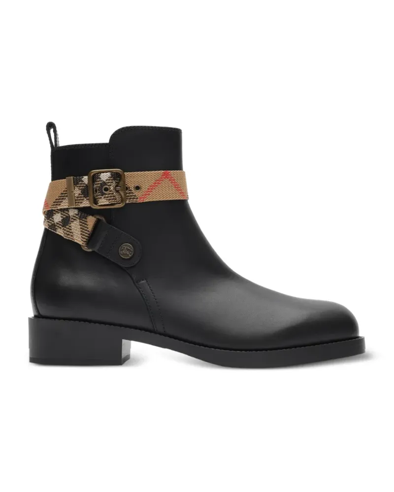 Burberry Huntley Stiefel - Schwarz Schwarz