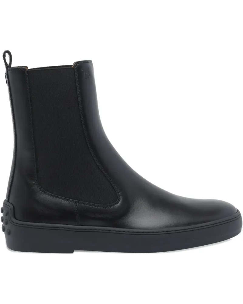 TOD'S Stiefeletten mit runder Kappe - Schwarz Schwarz