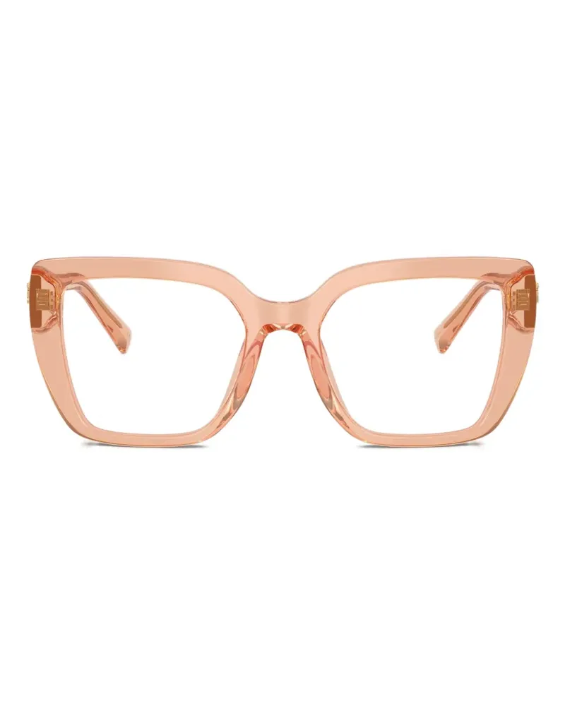 Dolce & Gabbana Brille mit eckigem Gestell - Nude Nude