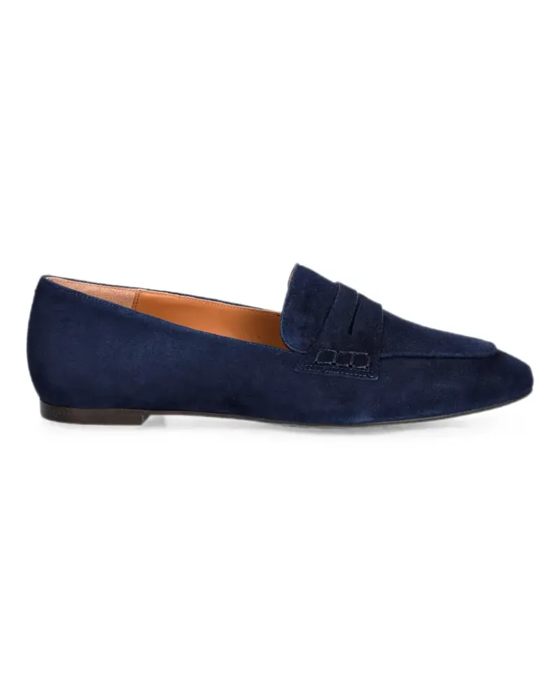 Billi Bi A9400 suede penny loafers - Blau Blau