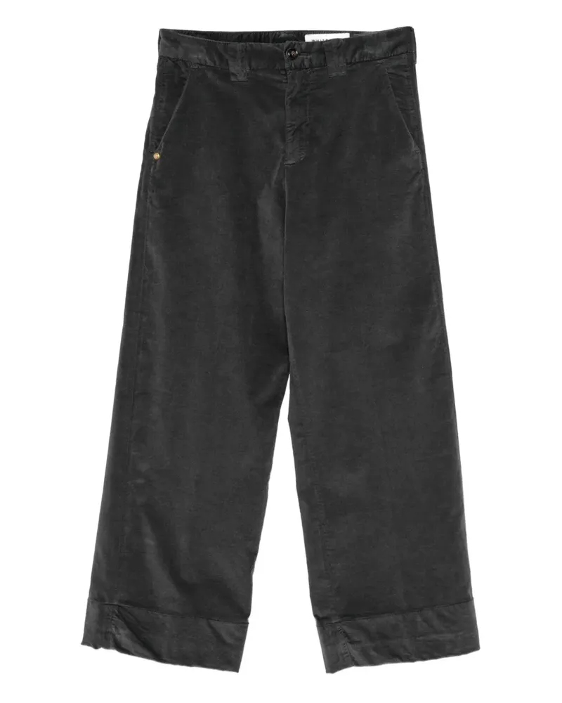 PLAN C Hose mit weitem Bein - Grau Grau