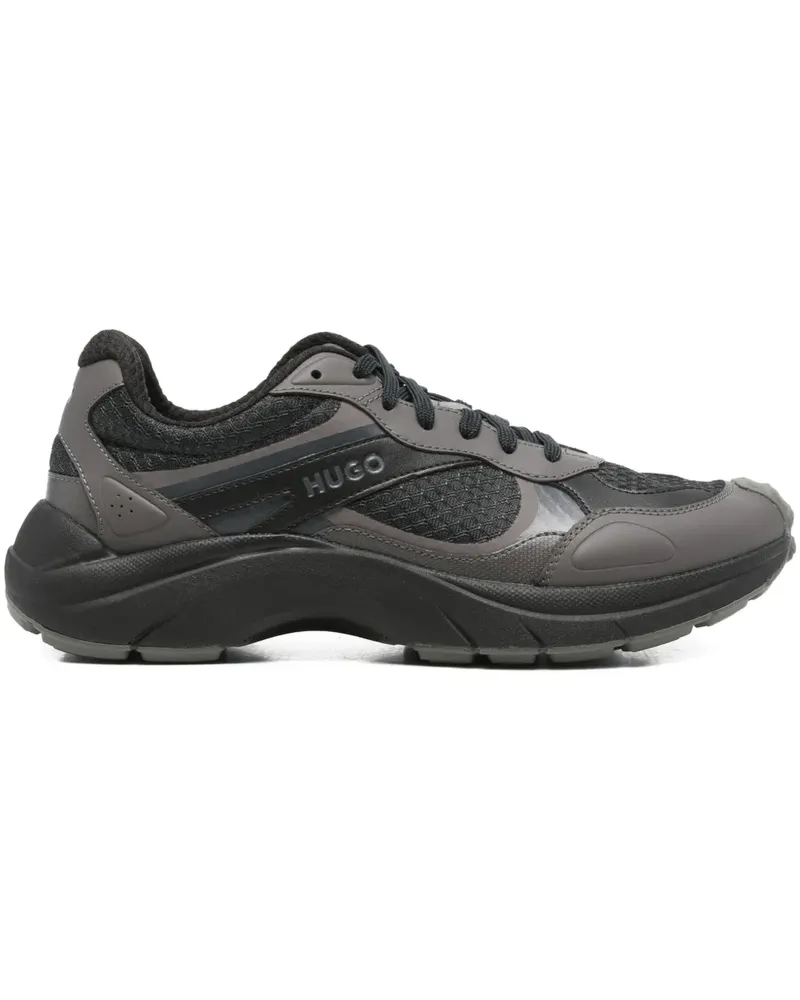 HUGO BOSS Sneakers mit Einsätzen - Schwarz Schwarz