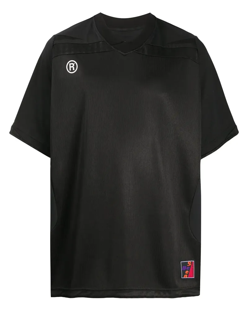 Martine Rose T-Shirt im Oversized-Look - Schwarz Schwarz