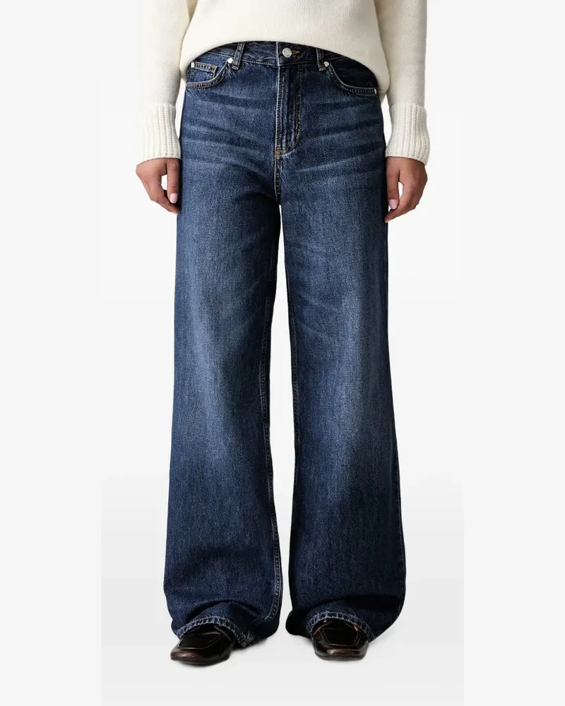 JOOP! wide-leg washed jeans - Blau Blau