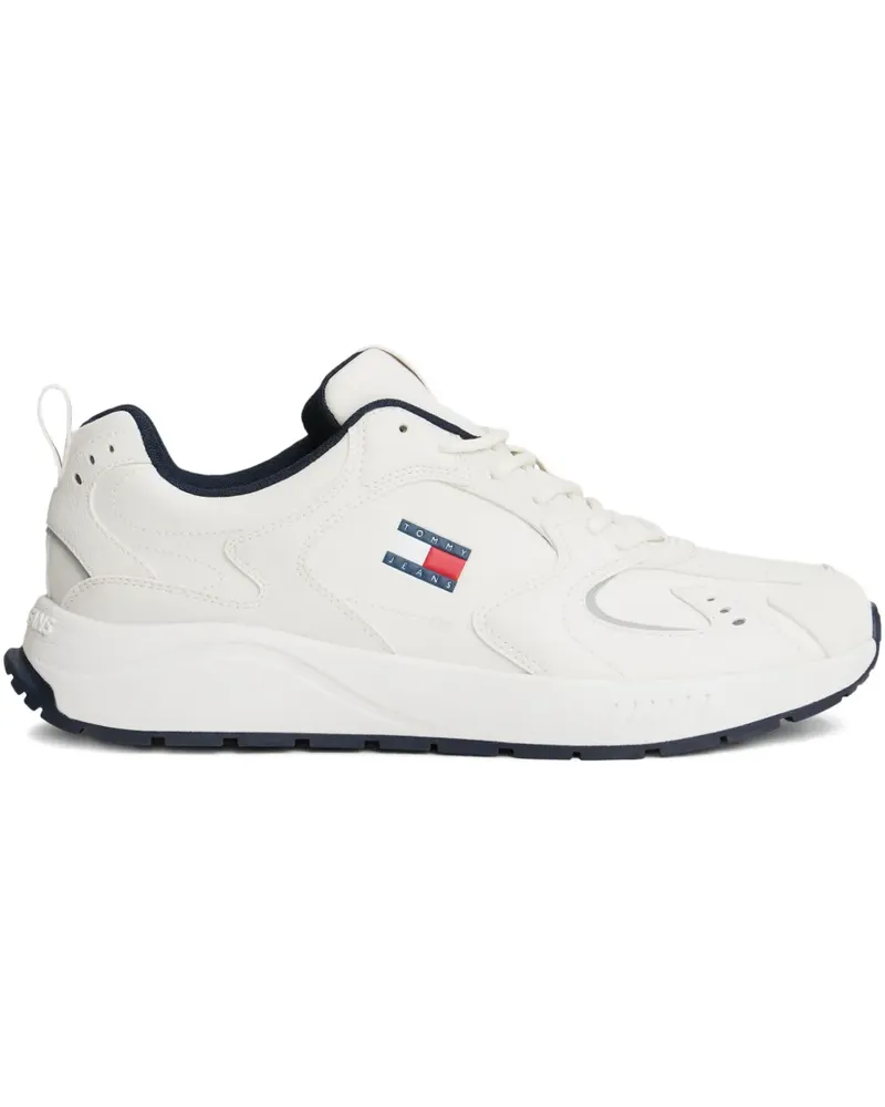 Tommy Hilfiger Sneakers mit Logo-Patch - Weiß Weiß