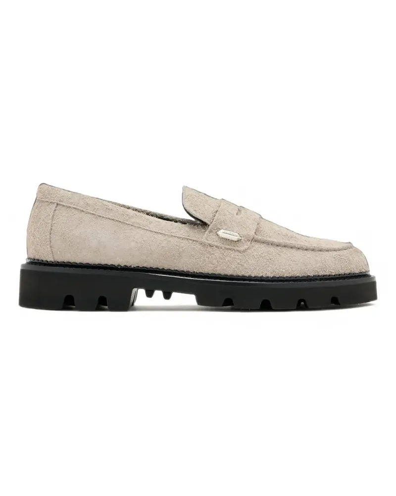 Collegium Pillar Lug penny.slot loafers - Nude Nude
