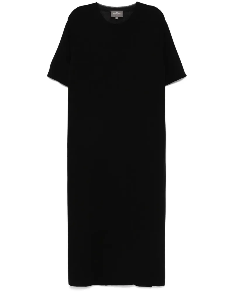 Eric Bompard Gestricktes Midikleid - Schwarz Schwarz