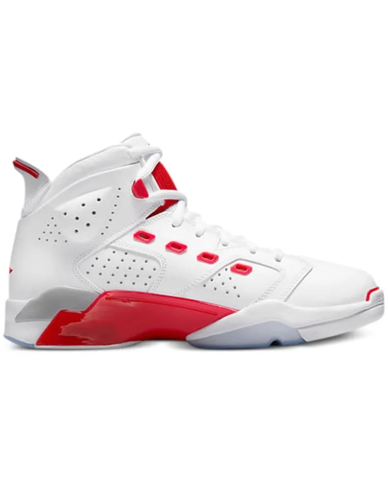 Jordan Air  6-17-23 "White/Fire Red" Sneakers - Weiß Weiß
