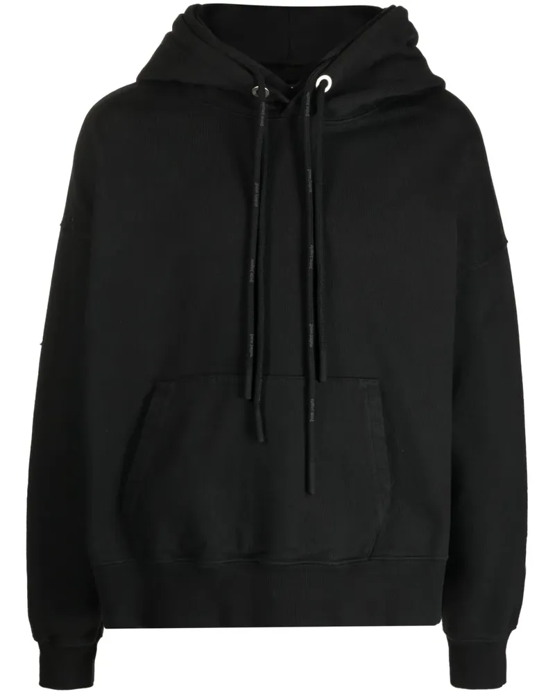 Palm Angels Hoodie mit Stern-Patches - Schwarz Schwarz