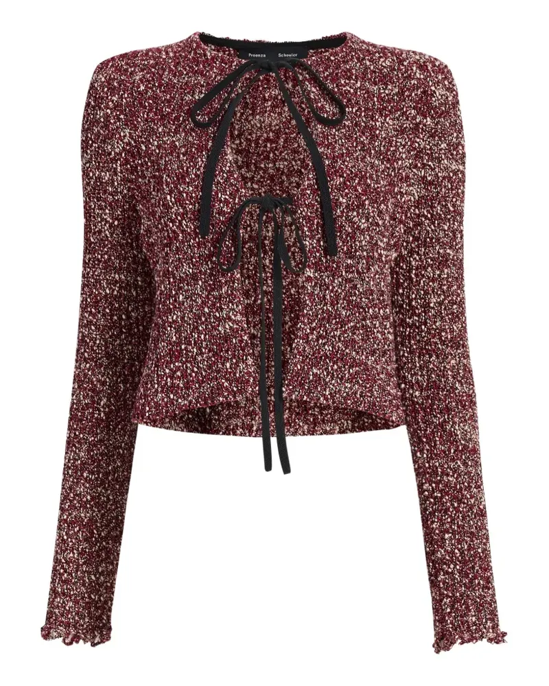 Proenza Schouler Colette Cardigan mit Rüschen - Rot Rot