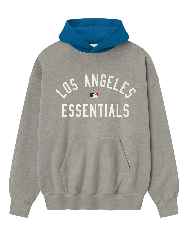 Fear of God x MLB Dodgers graphic hoodie - Grau Grau
