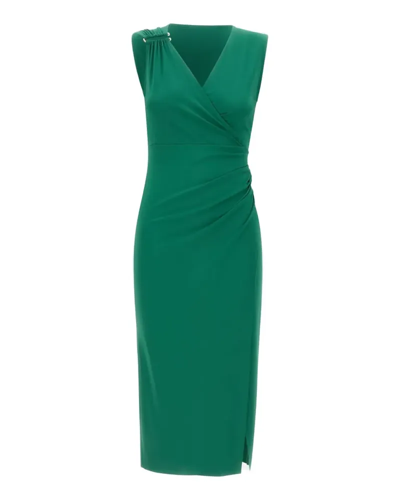 Kaos draped wrap-style dress - Grün Grün