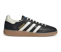Gestreifte Spezial Sneakers - Schwarz