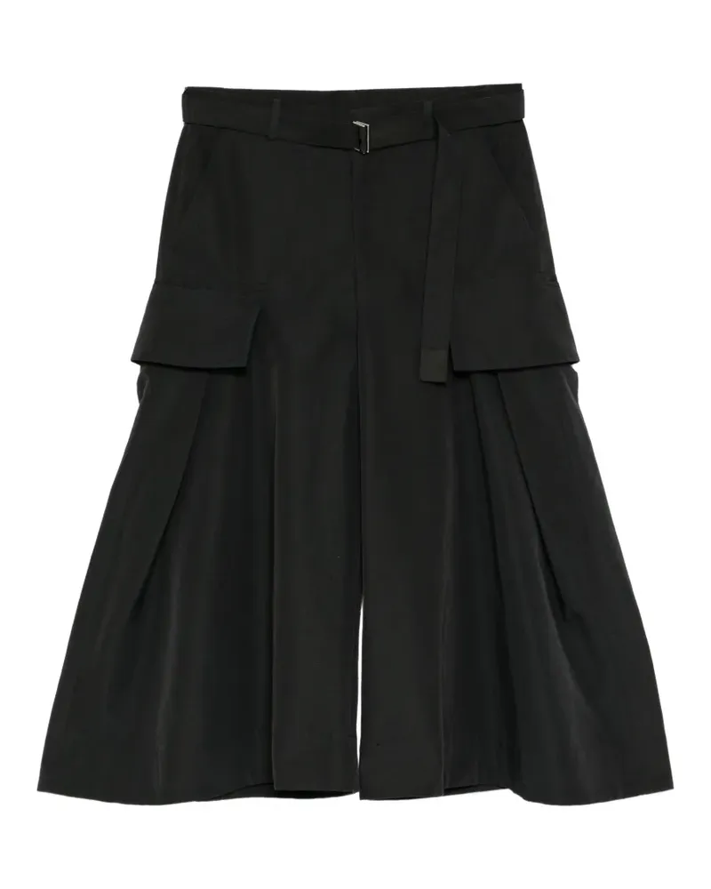 Sacai Grosgrain Bonding Hose - Schwarz Schwarz