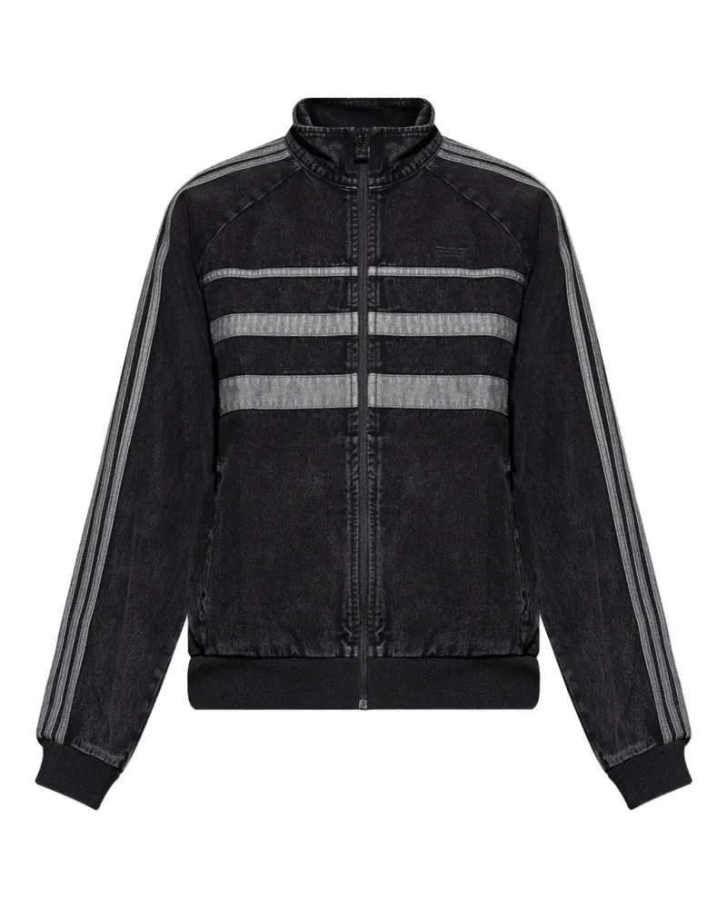 adidas Adicolor First Sportjacke aus Denim - Schwarz Schwarz
