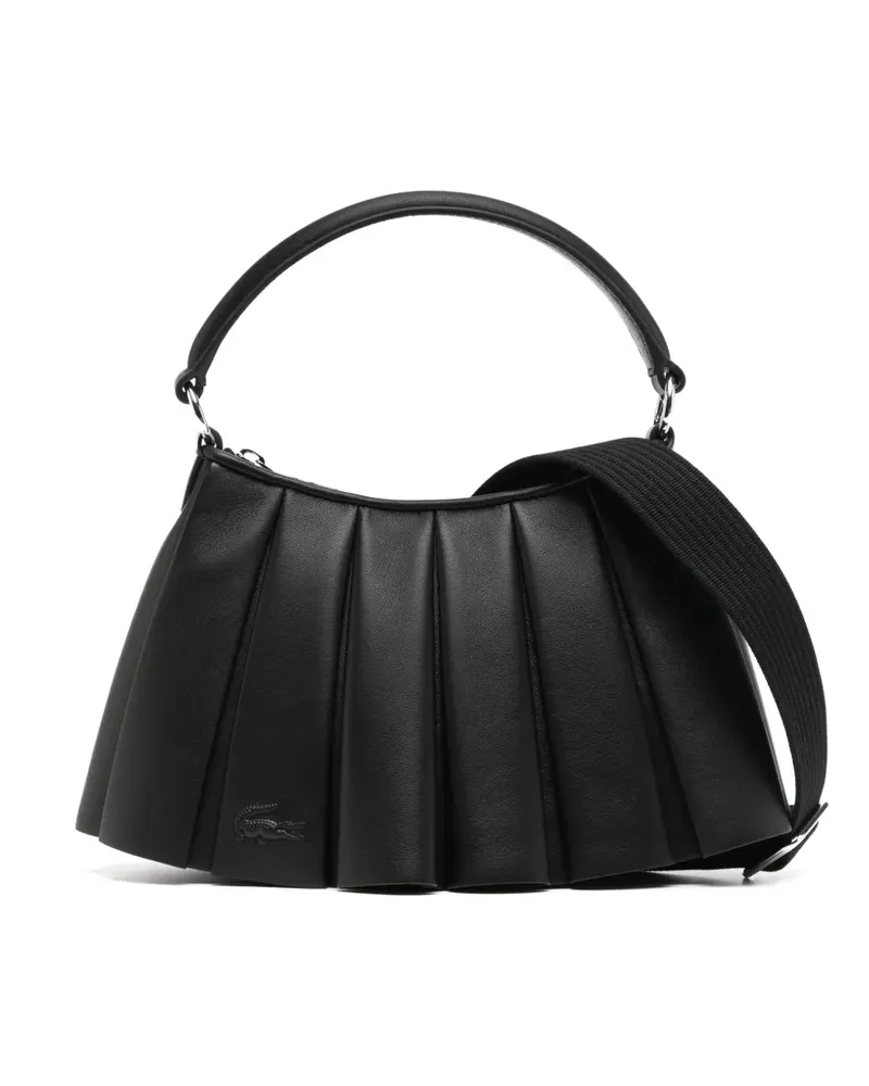 Lacoste Kleine Lenglen Hobo-Tasche - Schwarz Schwarz