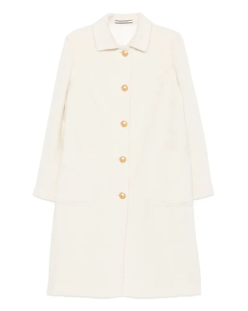 Tagliatore Geknöpfter Mantel - Weiß Weiß