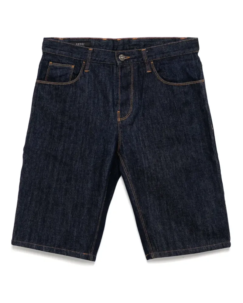 Gucci Klassische Jeans-Shorts - Blau Blau