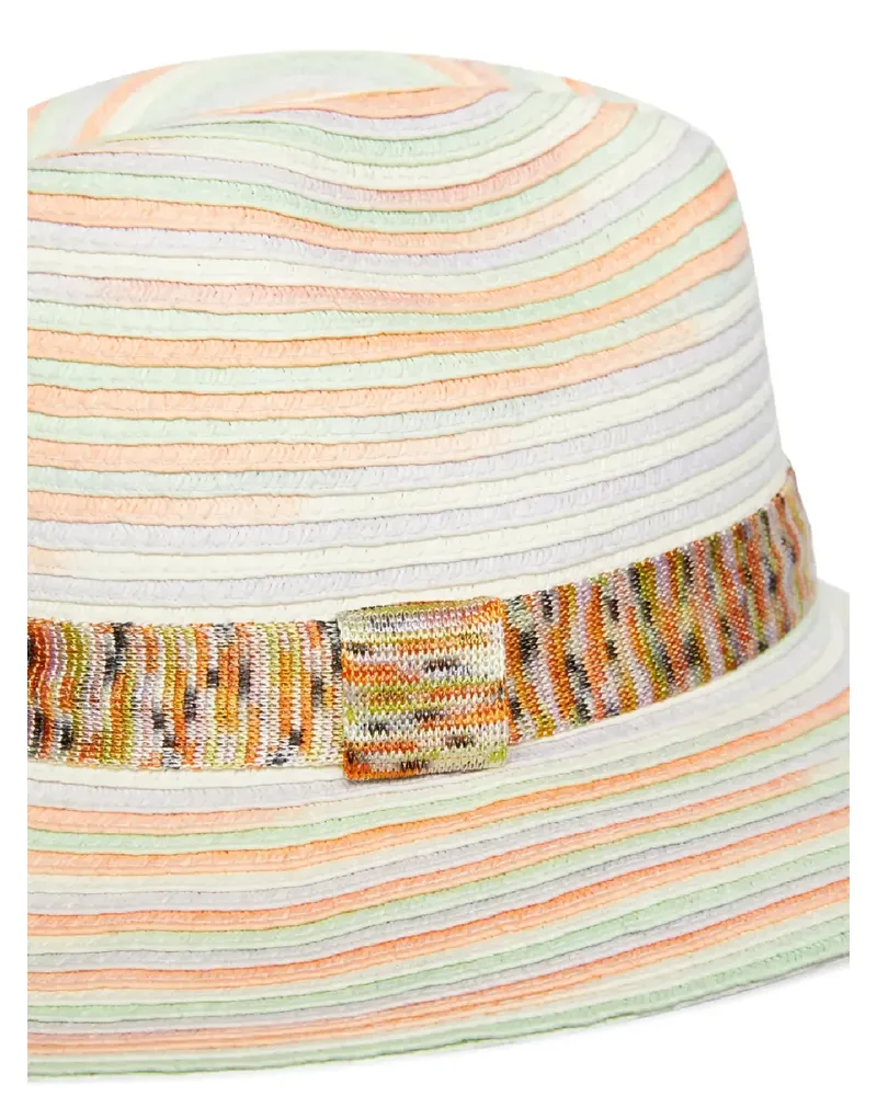 Missoni Hut mit gestreiften Details - Grün Grün