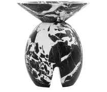 Iris Vase aus Marmor - Schwarz
