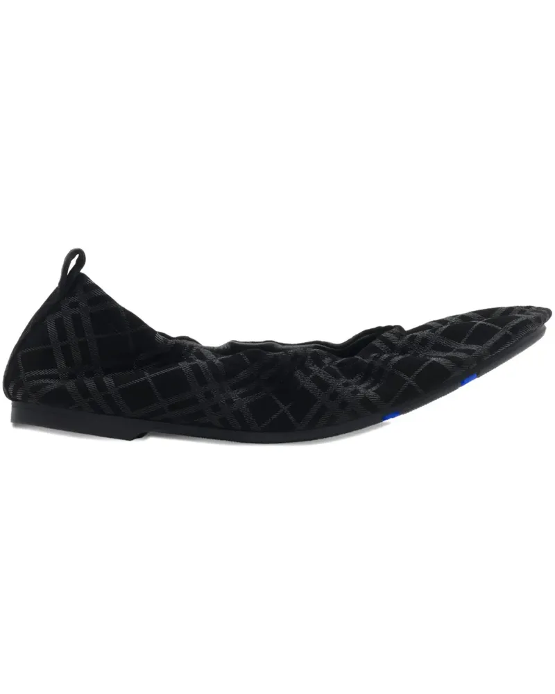 Burberry Ballerinas aus Wildleder - Schwarz Schwarz